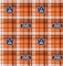 Licensed NCAA Auburn University Plaid Fleece AU-812 Fabric by the Yard